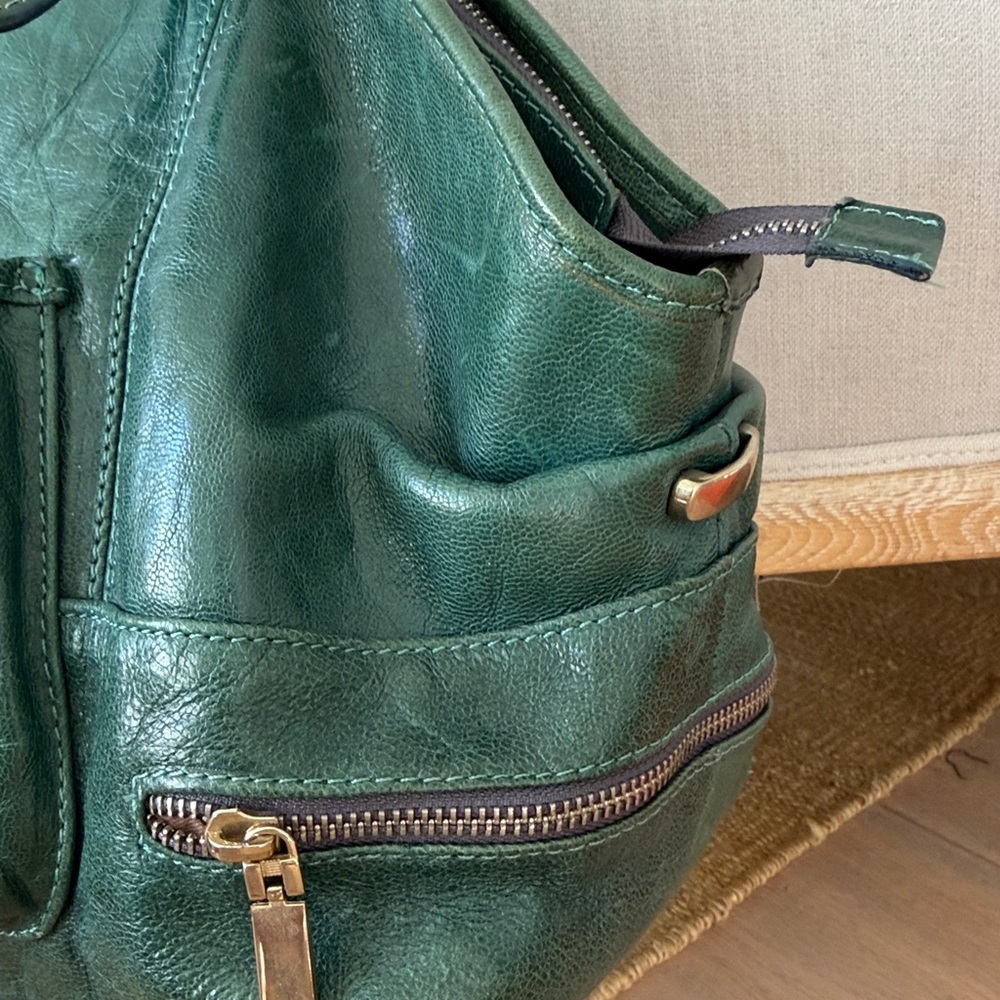 Free People Leather Teal Shoulder Bag Day to Evening 🌈 - Picture 4 of 14